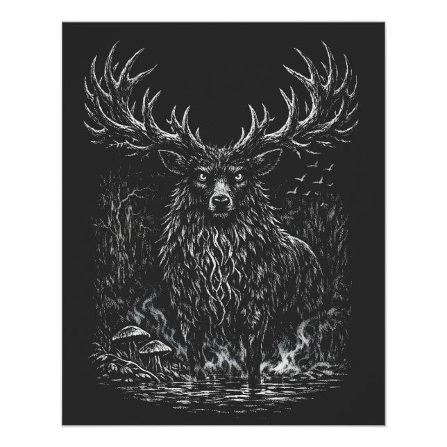 1. The Shadow Stag von BurnsInHell Poster (Vorderseite)