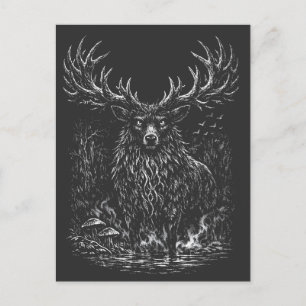1. The Shadow Stag von BurnsInHell Postkarte
