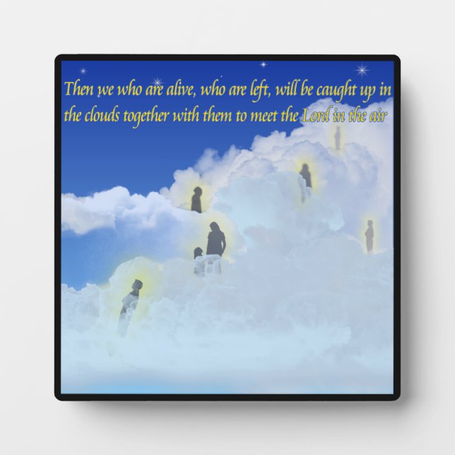 1 Thessaloniker 4:17 Fotoplatte (Vorderseite)