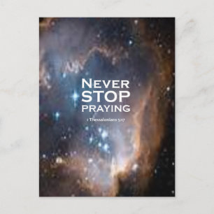 1 Thessaloniker 5:17 Postkarte