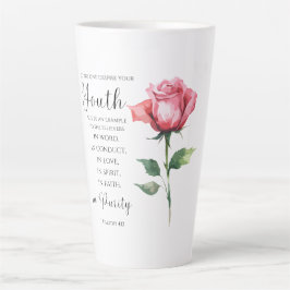 1 Timothy 4:12 - Blume Jugendbibelverse Milchtasse
