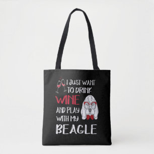 1 Trinken Sie Wein und spielen Sie mit meinem Beag