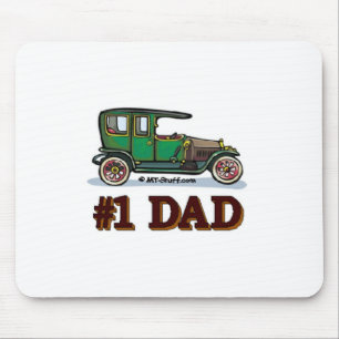 #1 Vater Antiker Wagen Mousepad