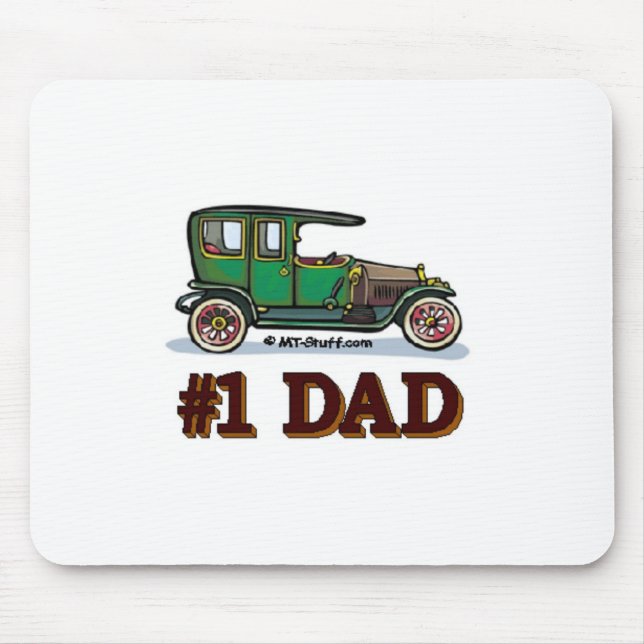 #1 Vater Antiker Wagen Mousepad (Vorne)