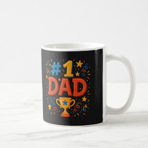 #1 Vater Bester Vater je Funny Vatertag Geschenk Kaffeetasse