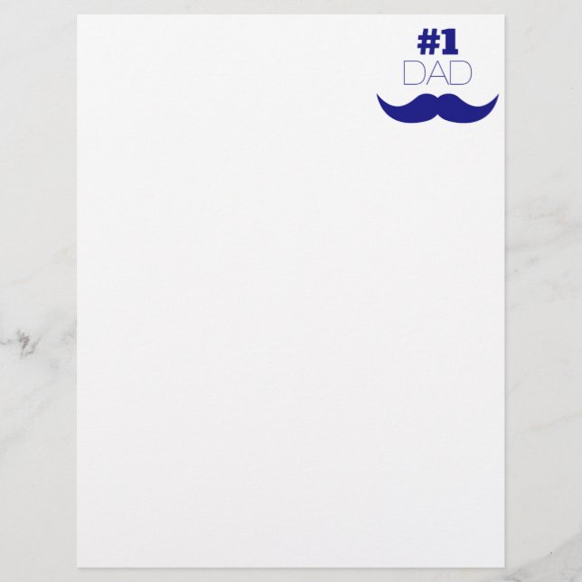 1. Vater Blue Mustache - Nummer 1 (Vorderseite)