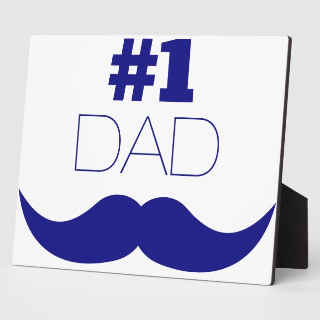 1. Vater Blue Mustache - Nummer 1 Fotoplatte (Seite)