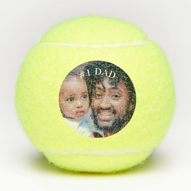 #1 VATER Custom Foto TENNIS BALLS Tennisbälle (Vorderseite)