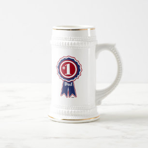 1. Vater - Glücklicher Tag des Vaters Bierglas