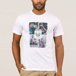 1. Vater, Happy Vathers Day Golf Theme Collage T-Shirt