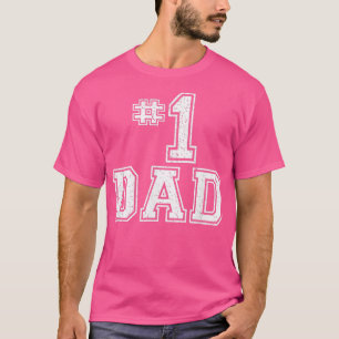 1 Vater Nummer Eins Vintager Tag T-Shirt