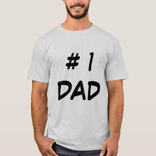 # 1 Vater Shirt - Funny Father Gift (Vorderseite)