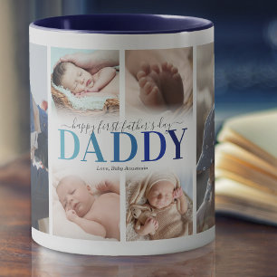1. Vatertag-Fotocollage-Tasse Tasse