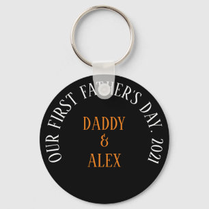 1. Vatertagsgeschenk, personalisierter Papa-Schlüs Schlüsselanhänger