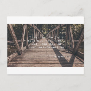 1 Vertrauen in die Lord Stationary Postkarte