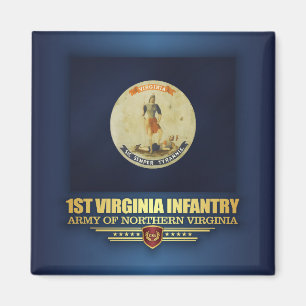 1. Virginia-Infanterie (f10) Magnet