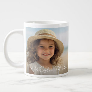 1 Vollständiges Foto und Text - Gleiches Foto auf Jumbo-Tasse