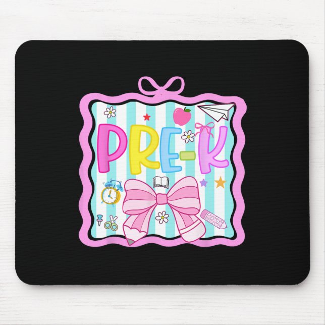 1. Vorkindergartentag zurück zur Schule Mousepad (Vorne)