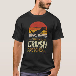 1. Vorschultag bin ich bereit, Dinosaurier zu zerq T-Shirt