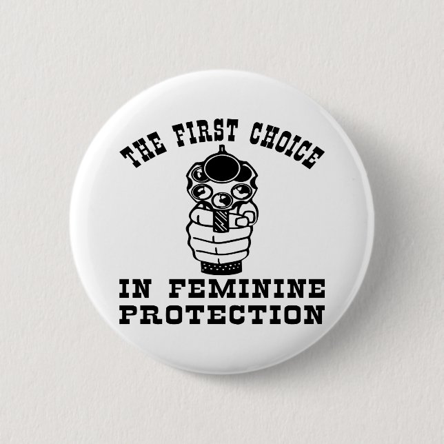 1. Wahl im weiblichen Schutz, ein Gewehr Button (Vorderseite)