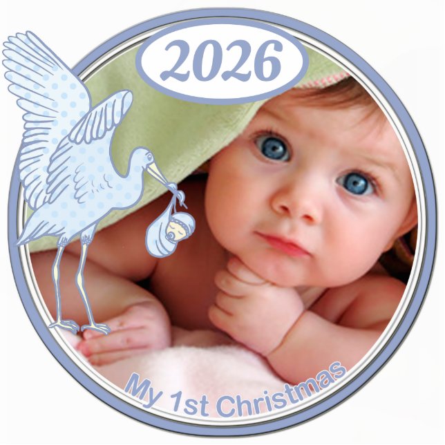 1. Weihnachten 2010 Fotoskulptur Ornament (Vorne)