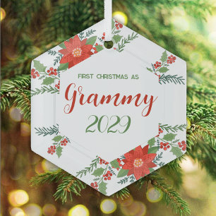 1. Weihnachten als Grammy Ornament Aus Glas