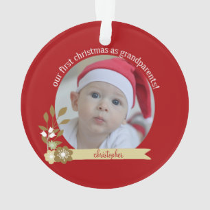 1. Weihnachten als Großeltern-Sonderschmuck Ornament