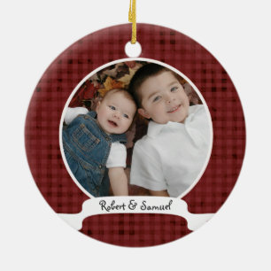 1. Weihnachten als großer Bruder Keramikornament