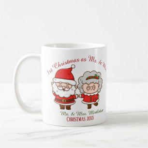 1. Weihnachten als Herr & Mrs. Niedlich Santa Mrs. Kaffeetasse
