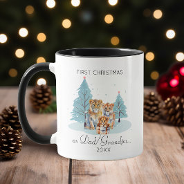 1. Weihnachten als Vater Opa Onkel Wasserfarben Lö Tasse