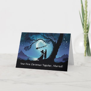 1. Weihnachten als Verheiratetes Paar Romantik Karte