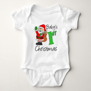 1. Weihnachten Baby Strampler