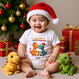 1. Weihnachten, eigener Text, Fröhliches Hatchmas Baby Strampler