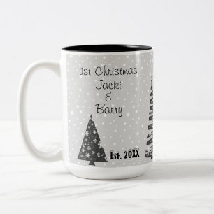 1. Weihnachten für Frischvermählte Festliche Weihn Zweifarbige Tasse