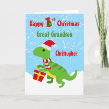1. Weihnachten Großer Dinosaurier T Rex