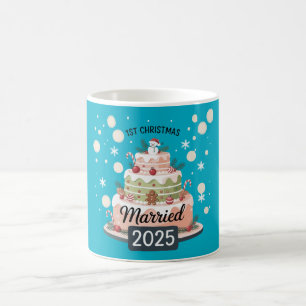 1. Weihnachten Verheiratet 2025   Festlicher Weihn Kaffeetasse