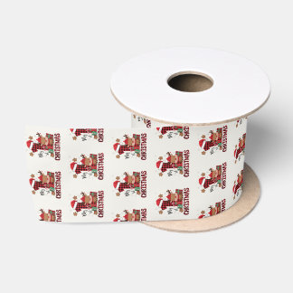 1. Weihnachts-Weihnachtsmannmütze Weißschneejunge  Satinband