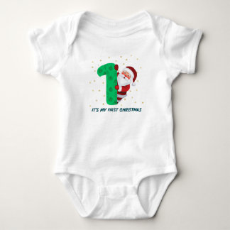 1. Weihnachtsbaby Baby Strampler
