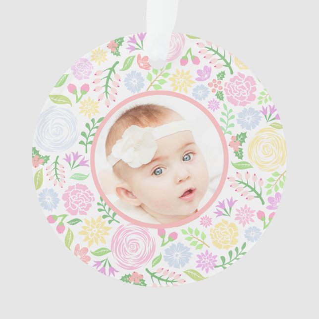 1. Weihnachtsbläserpastel Ornament (Vorderseite)