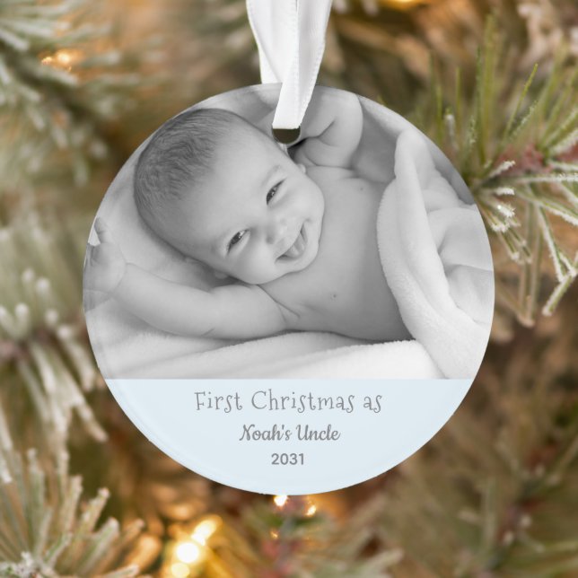 1. Weihnachtsfeier Nephew Personalisierte Ornament (Baum)