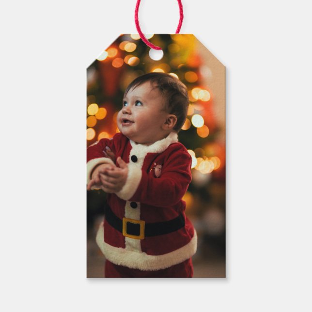 1. Weihnachtsfeiertag für Kleinkinder 10 Geschenkanhänger (Vorderseite)