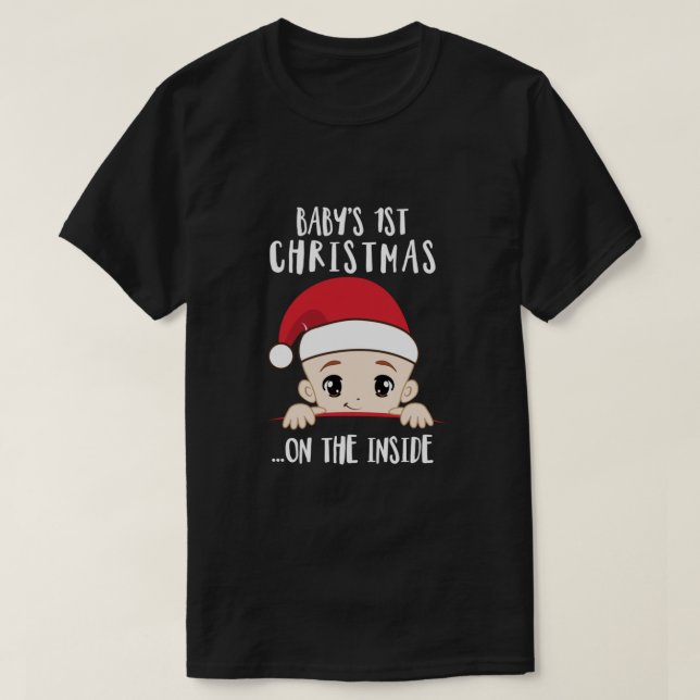 1. Weihnachtsfest auf der Mama im Innern, um Chris T-Shirt (Design vorne)