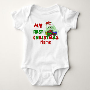 1. Weihnachtshäschen-personalisierter T - Shirt