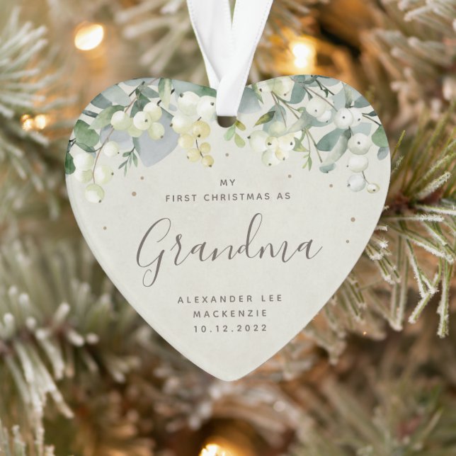 1. Weihnachtsmütter/jedes verwandte Foto Herz Ornament (Baum)