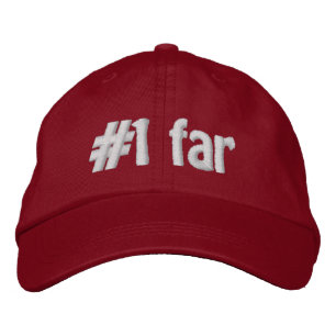 #1 Weit Bestickte Baseballkappe