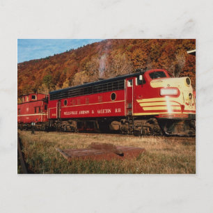 1 Wellsville Addison & Galeton, EMD FP-7, Galeton, Postkarte