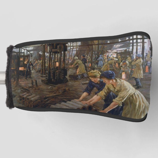 1. Weltkrieg 1918 Frauen in einer Munitionsfabrik Golf Headcover (Vorderseite)