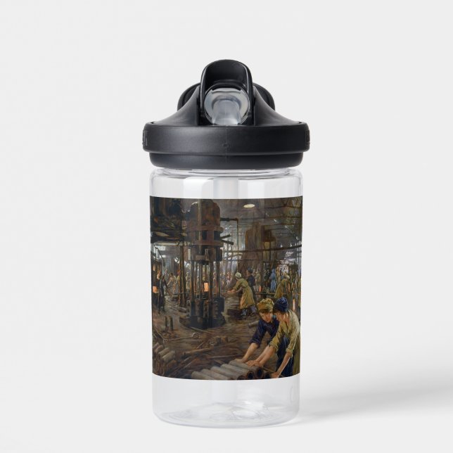 1. Weltkrieg 1918 Frauen in einer Munitionsfabrik Trinkflasche (Vorne)