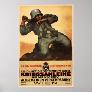 1. Weltkrieg Propagandaposter Kaiserliches Österre Poster