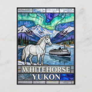 1. Whitehorse Yukon Nördliche Landschaft ❄️ Postkarte